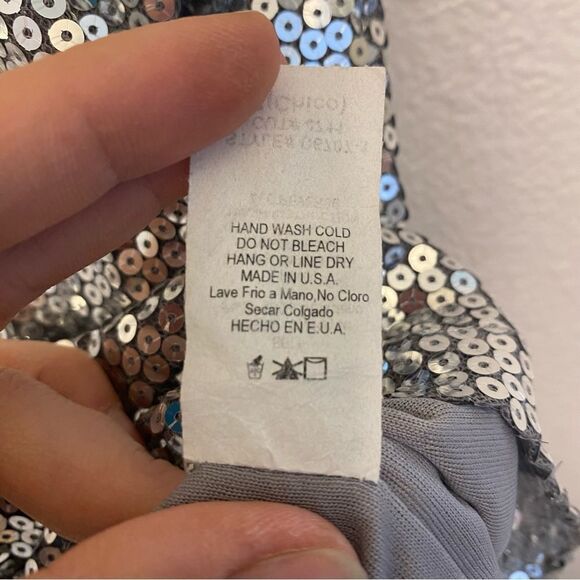 Style Biz Inc deep v neck Sexy y2k formal Bodycon Stretchy Mini Party dress S - Picture 8 of 11